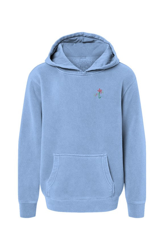 Youth Pigment-Dyed Hoodie SAPLNG Script