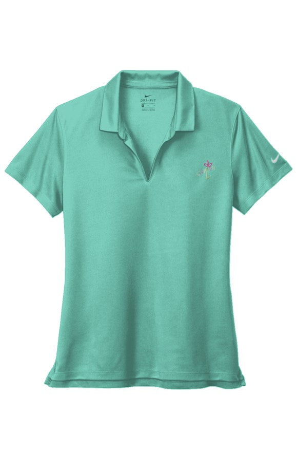 Nike Ladies Dri-FIT Micro Pique 2.0 Polo SAPLNG Script
