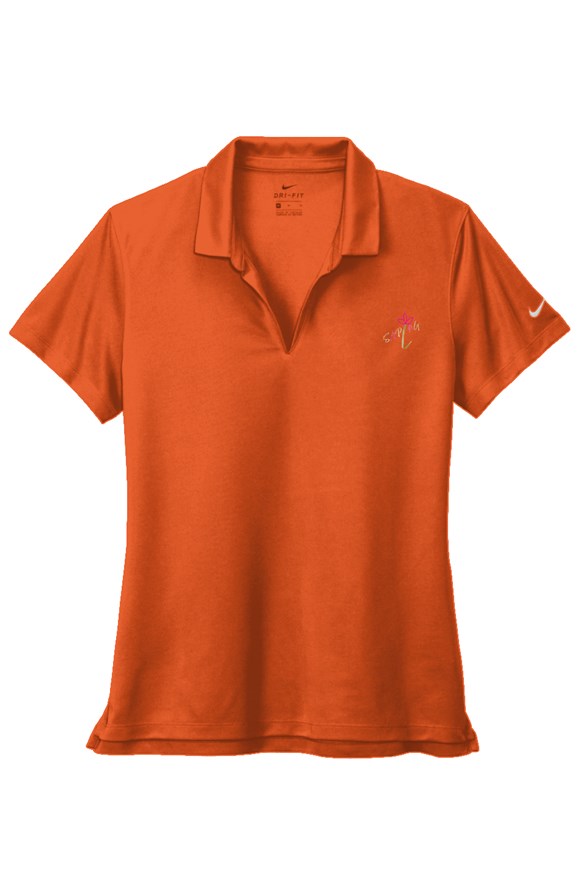 Nike Ladies Dri-FIT Micro Pique 2.0 Polo SAPLNG Script