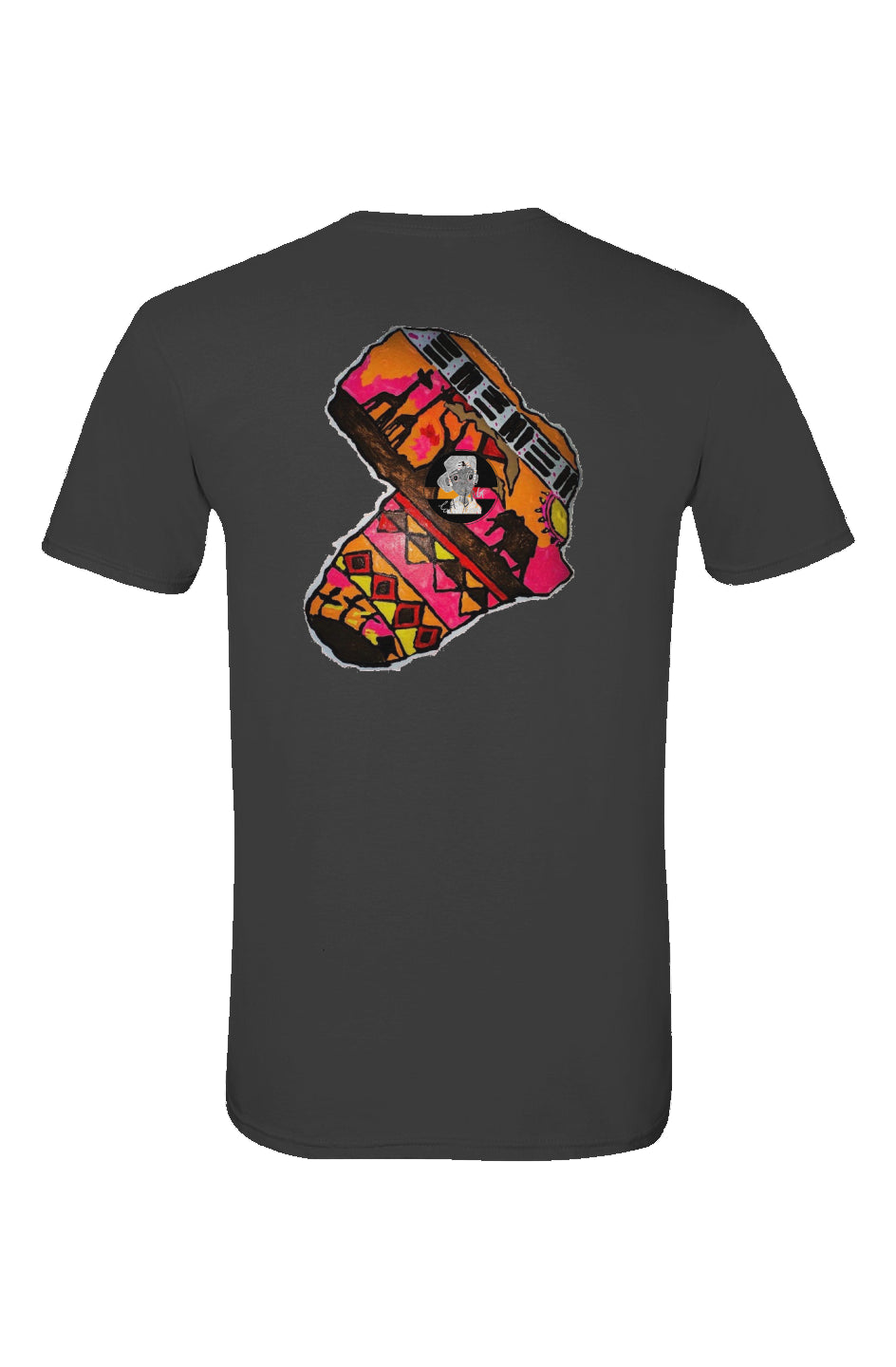 Soft Style T Shirt African Silhouette SAPLNG