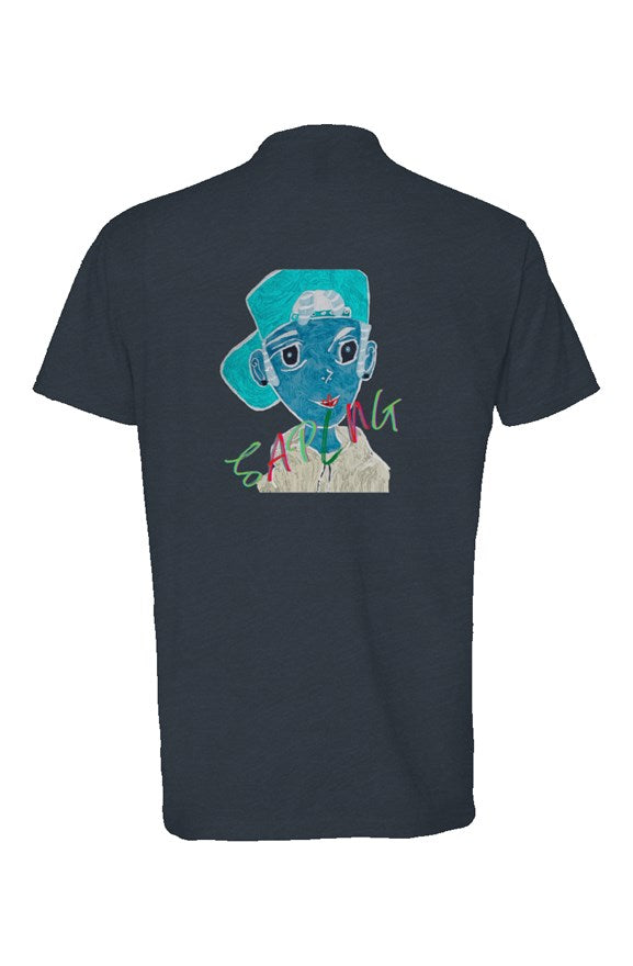 Heather Short Sleeve T shirt Dread Boy Embroidery Front