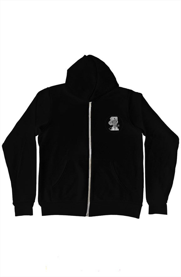 bella canvas zip hoody SAPLNG Circle Icon Zip