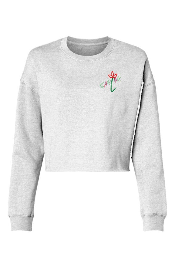 Lightweight Cropped Crew SAPLNG Logo