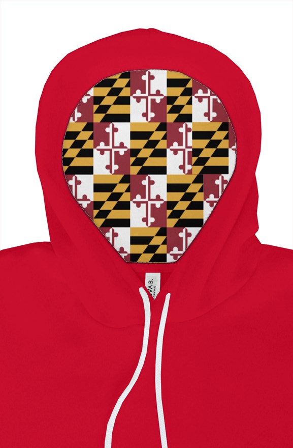 bella canvas pullover hoody "I heart Baltimore MD"