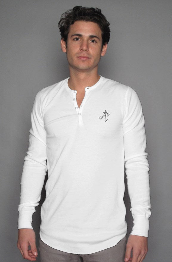 long sleeve henley SAPLNG Logo