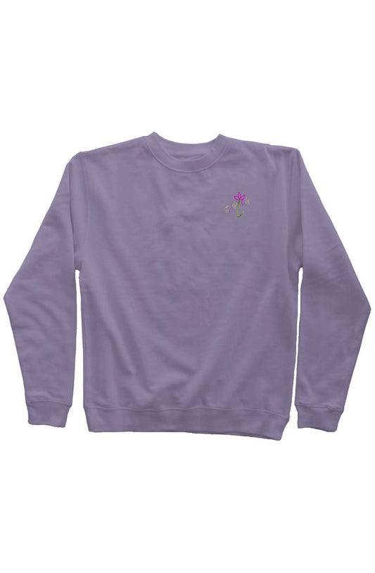 Independent Pigment Dyed Crew Neck SAPLNG Script 