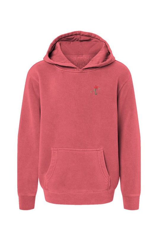 Youth  Pigment-Dyed Hoodie SAPLNG Script 