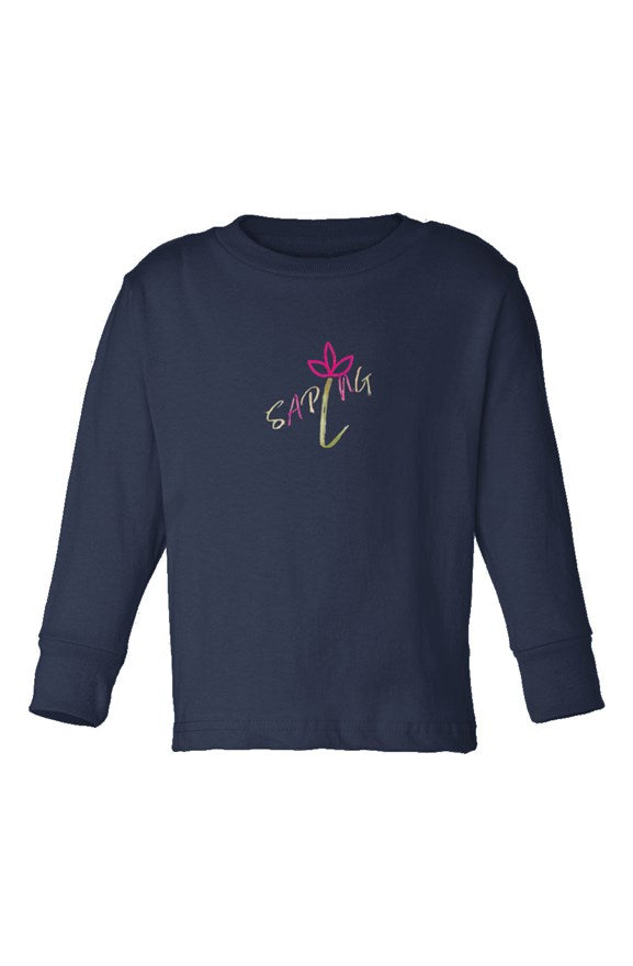 Kids Long Sleeve T-Shirt SAPLNG Script 