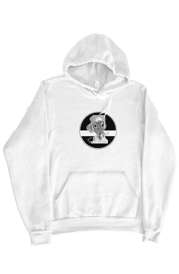 bella canvas pullover hoody SAPLNG Circle Logo Large Embroidery 