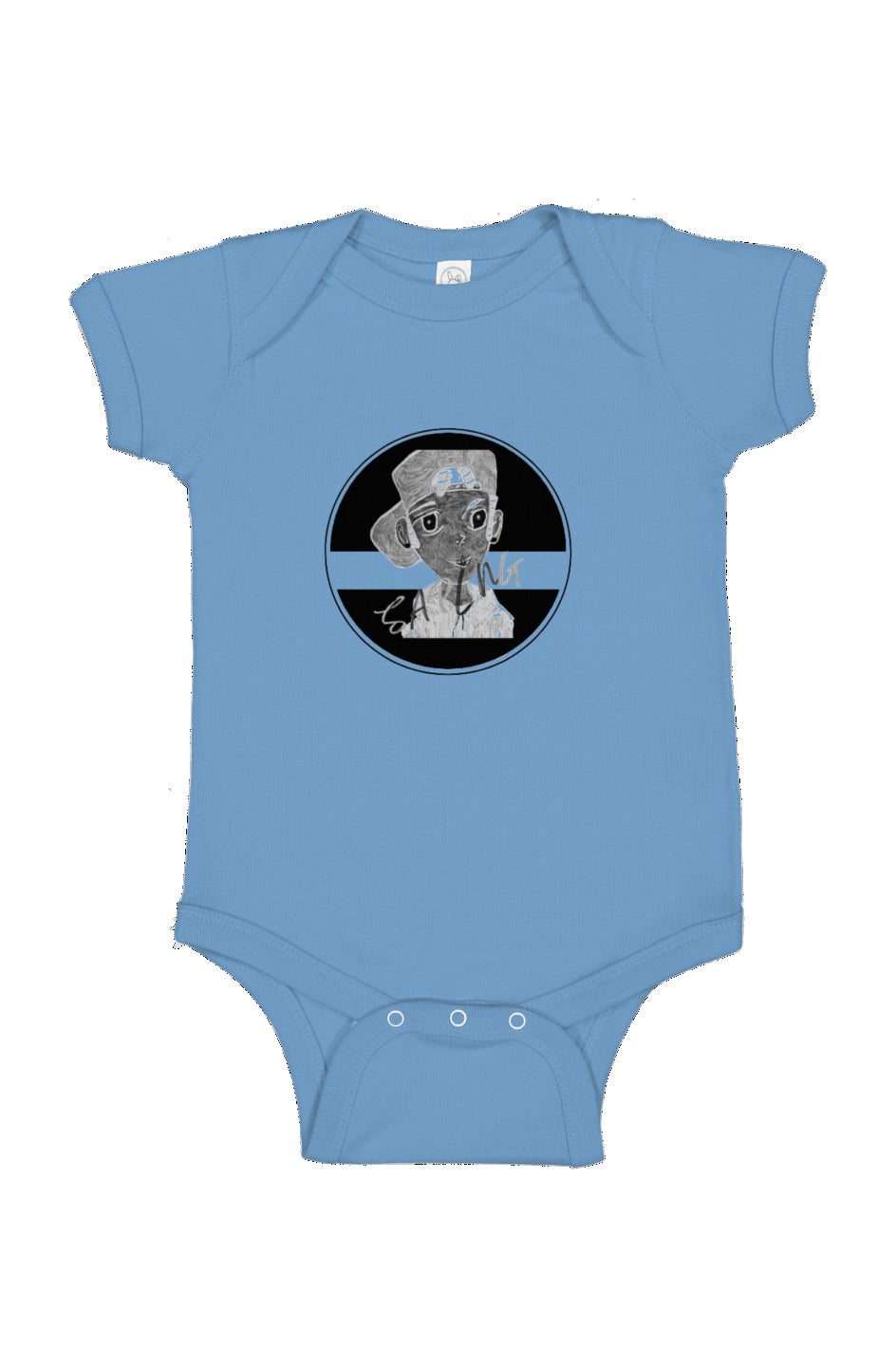 Infant Fine Jersey Bodysuit SAPLNG Circle Logo