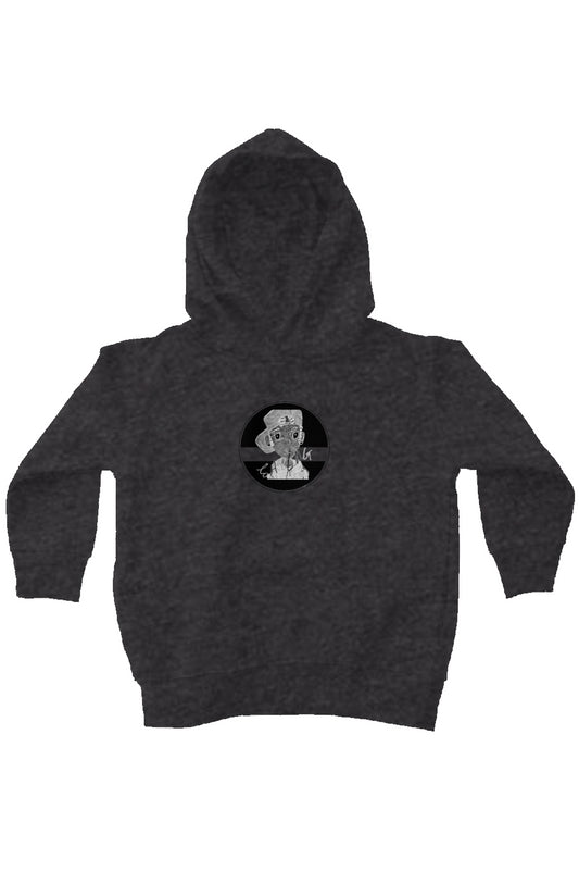 kids fleece pullover hoodie SAPLNG Circle Logo