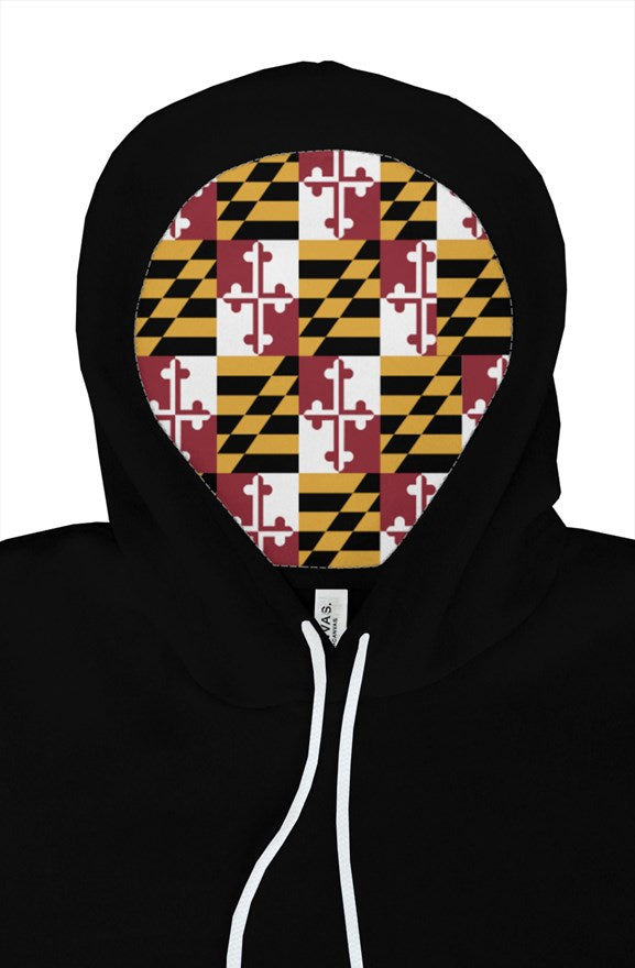 bella canvas pullover hoody Maryland Liner SAPLNG 