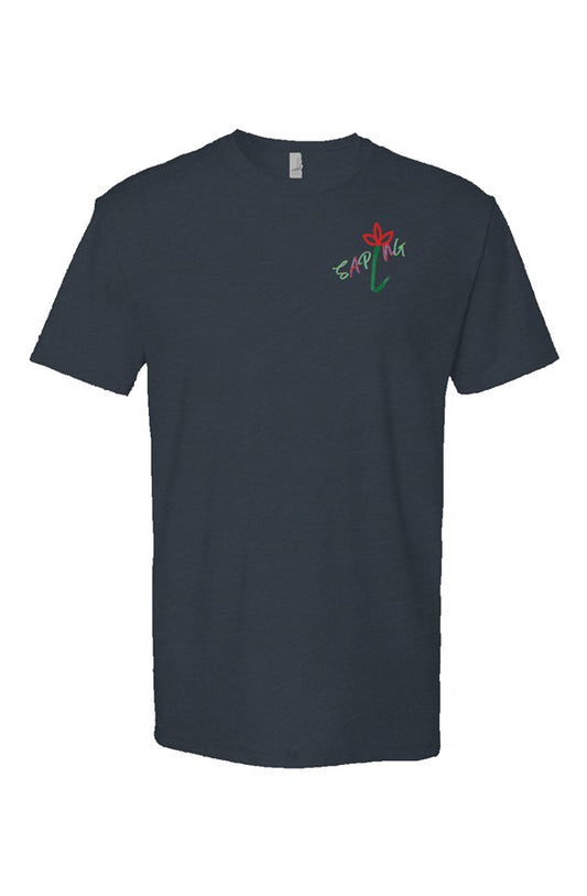 Heather Short Sleeve T shirt Dread Boy Embroidery Front