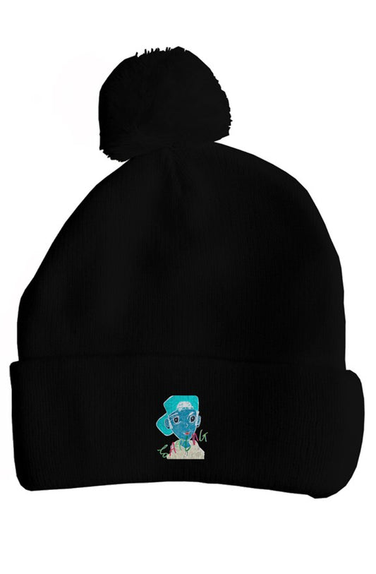 pom pom beanie 
