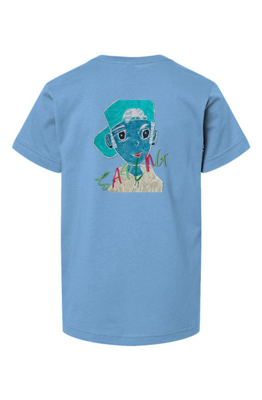 Youth Fine Jersey T-Shirt Blue SAPLNG Dread Boy
