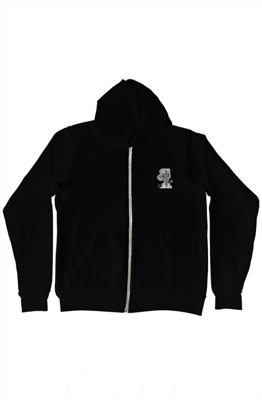 bella canvas zip hoody SAPLNG Circle Icon Zip