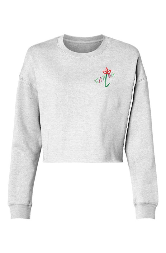 Lightweight Cropped Crew SAPLNG Logo