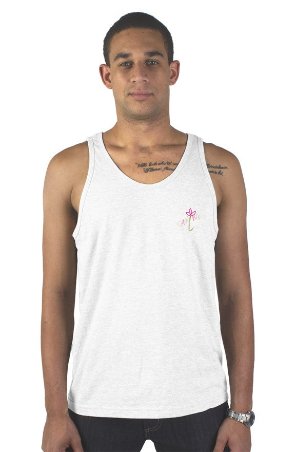 gildan mens tank top SAPLNG Script and Circle Logo