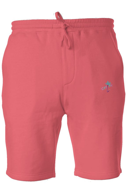 Pigment Dyed Fleece Shorts SAPLNG Logo
