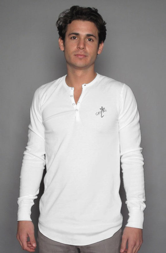 long sleeve henley SAPLNG Logo
